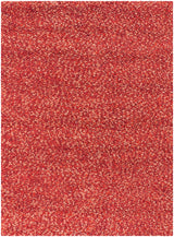 Chandra Gems GEM-9600 Red and Maroon and Orange rug, flat view