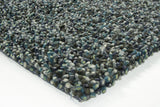 Chandra Gems GEM-9601 Grey and Blue rug, corner detail