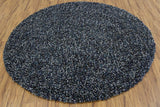Chandra Gems GEM-9601 Grey and Blue round rug, flat view