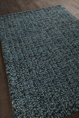 Chandra Gems GEM-9601 Grey and Blue rug, angled side view