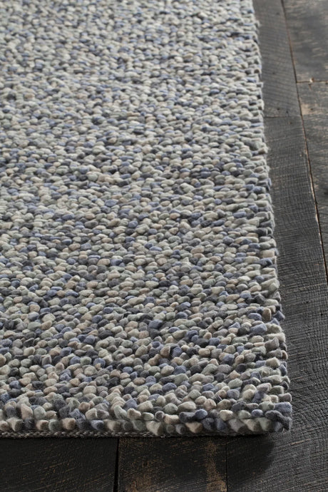 Chandra Gems GEM-9605 Grey Multi rug, corner detail