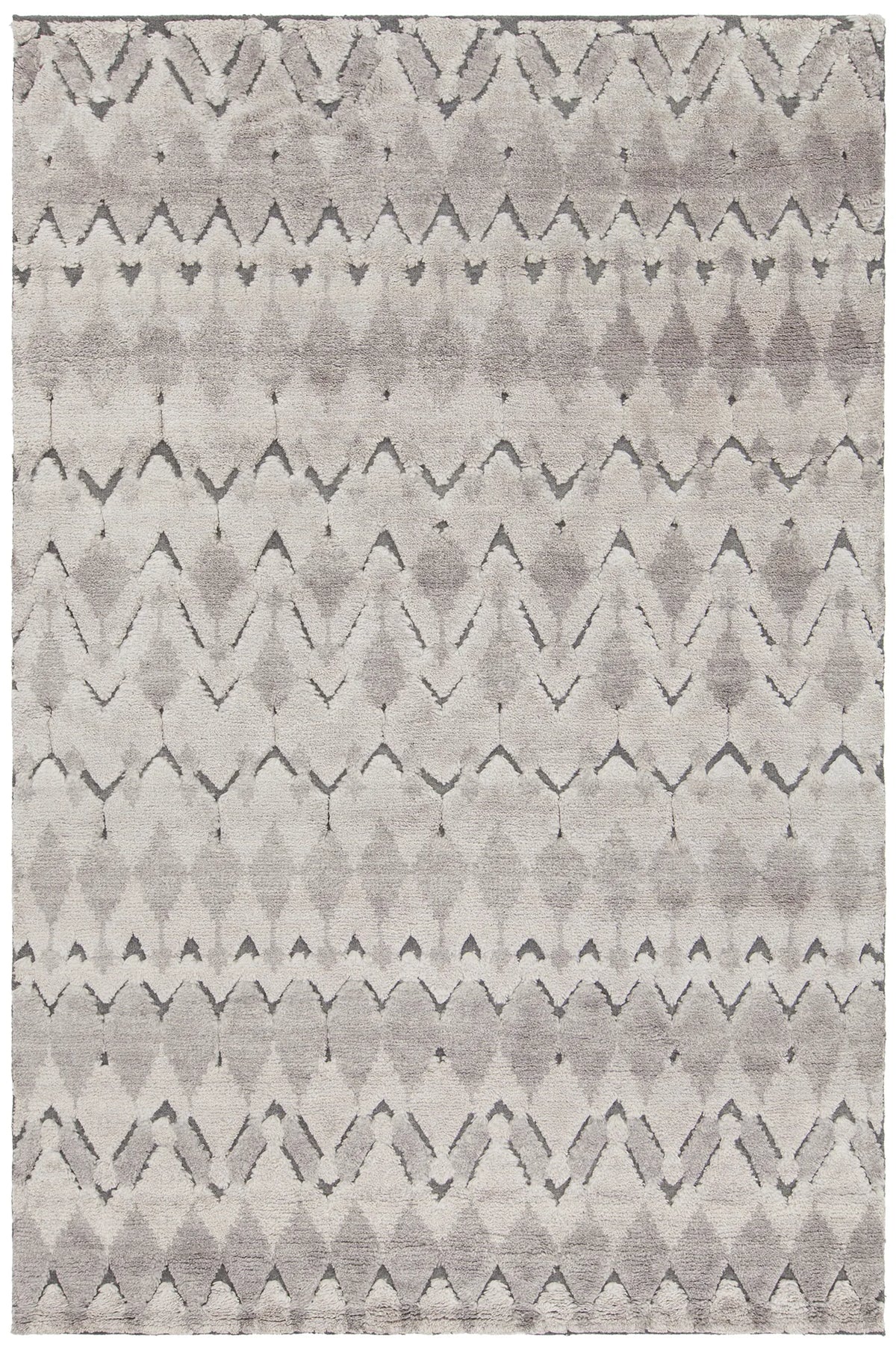 Chandra Genna GEN-45201 Grey rug, flat view