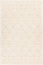 Chandra Gina GIN-51900 Beige and White rug, flat view