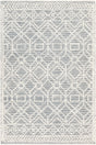 Chandra Gina GIN-51901 Blue and White rug, flat view