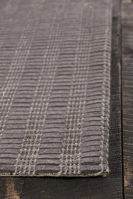 Chandra Gisela GIS-38902 Grey rug, corner detail