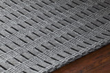 Chandra Gisela GIS-38902 Grey rug, side detail view