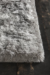 Chandra Giulia GIU-27800 Grey rug, corner detail