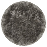 Chandra Giulia GIU-27800 Grey round rug, flat view