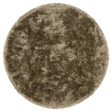 Chandra Giulia GIU-27801 Brown round rug, flat view