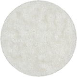 Chandra Giulia GIU-27802 Ivory round rug, flat view