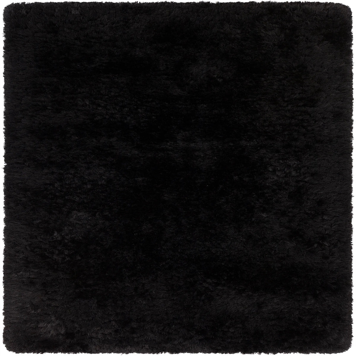 Chandra Giulia GIU-27803 Black square rug, flat view