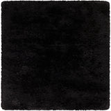 Chandra Giulia GIU-27803 Black square rug, flat view