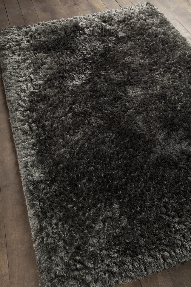 Chandra Giulia GIU-27804 Charcoal rug, angled side view