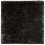 Chandra Giulia GIU-27804 Charcoal square rug, flat view
