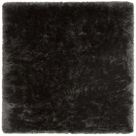 Chandra Giulia GIU-27804 Charcoal square rug, flat view