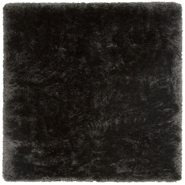 Chandra Giulia GIU-27804 Charcoal square rug, flat view