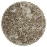 Chandra Giulia GIU-27805 Tan round rug, flat view