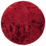 Chandra Giulia GIU-27807 Red round rug, flat view