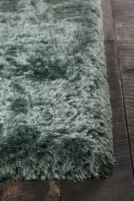 Chandra Giulia GIU-27808 Aqua Blue rug, corner detail