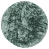 Chandra Giulia GIU-27808 Aqua Blue round rug, flat view