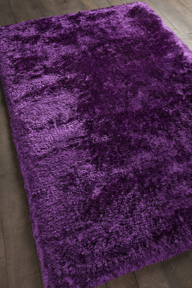 Chandra Giulia GIU-27810 Purple rug, angled side view