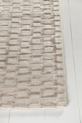 Chandra Hallie HAL-45000 Beige rug, corner detail
