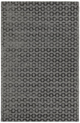 Chandra Hallie HAL-45001 Charcoal rug, flat view