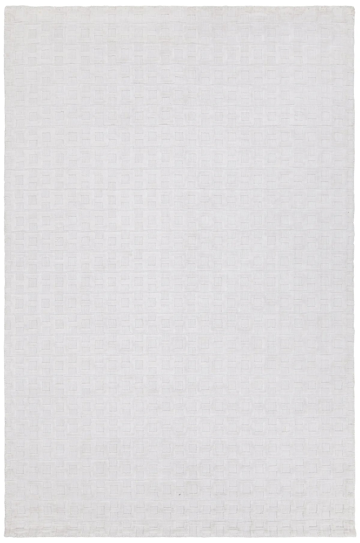 Chandra Hallie HAL-45002 White rug, flat view