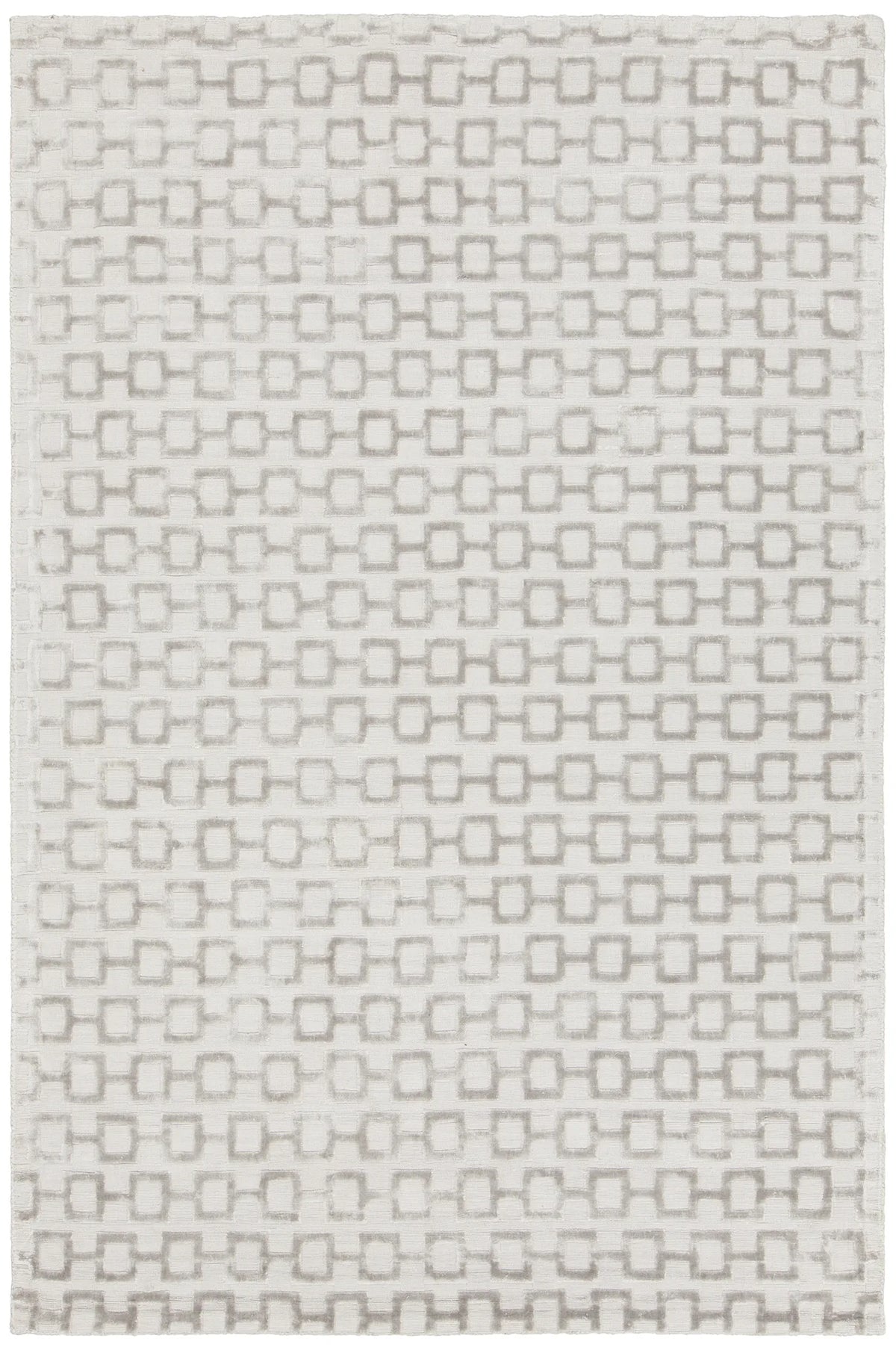 Chandra Hallie HAL-45003 Silver rug, flat view