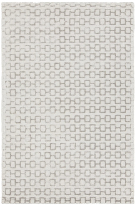 Chandra Hallie HAL-45003 Silver rug, flat view