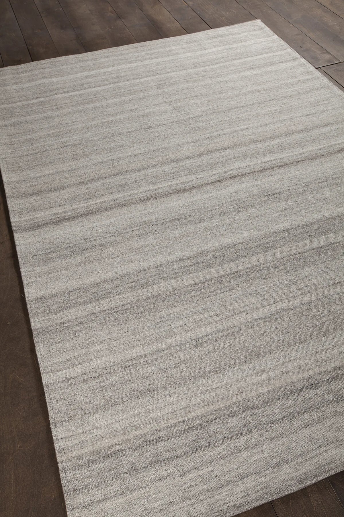 Chandra Hedonia HED-33601 Silver rug, angled side view