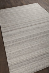 Chandra Hedonia HED-33601 Silver rug, angled side view