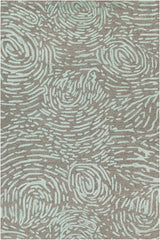 Chandra Hester HES-49700 Grey and Blue rug, flat view