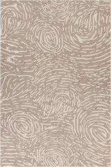 Chandra Hester HES-49701 Brown and Tan rug, flat view
