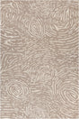 Chandra Hester HES-49701 Brown and Tan rug, flat view