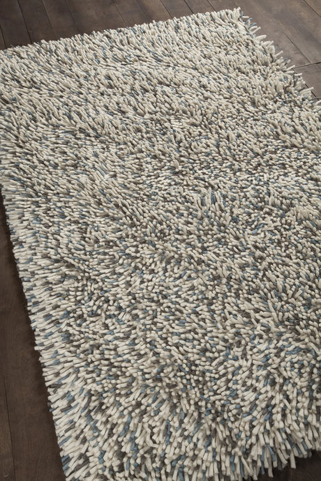 Chandra Imogen IMO-44401 Blue and White and Grey rug, angled side view