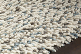 Chandra Imogen IMO-44401 Blue and White and Grey rug, side detail view