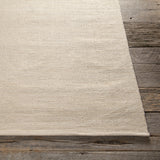 Chandra India IND-10 Ivory rug, corner detail