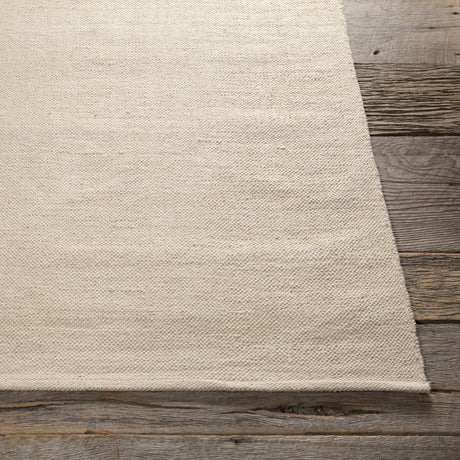 Chandra India IND-10 Ivory rug, corner detail