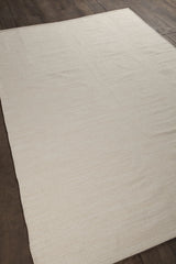 Chandra India IND-10 Ivory rug, angled side view