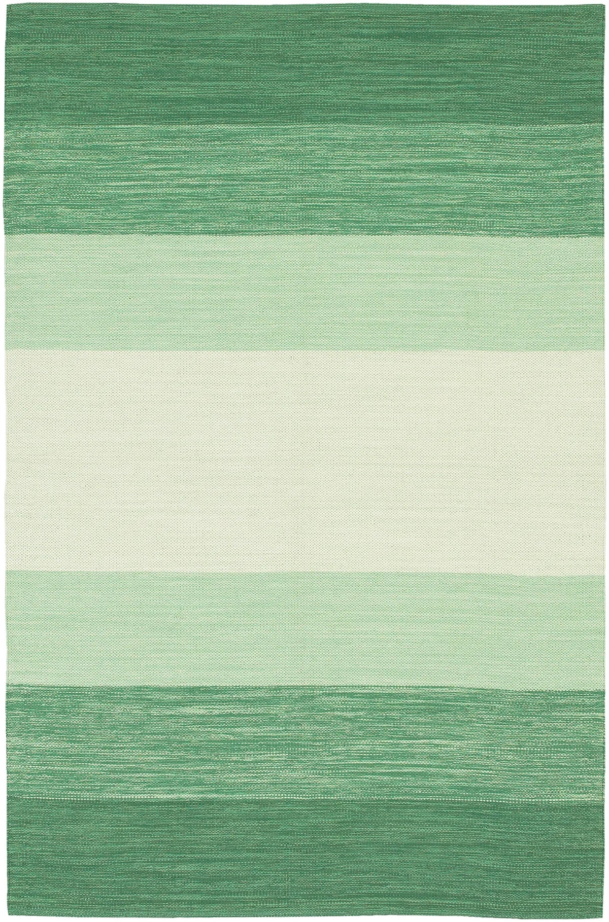 Chandra India IND-5 Green and Cream rug, flat view
