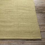 Chandra India IND-6 Green rug, corner detail