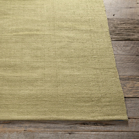 Chandra India IND-6 Green rug, corner detail