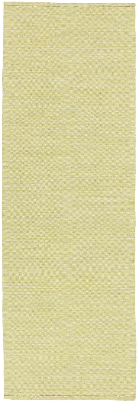 Chandra India IND-6 Green runner rug, flat view