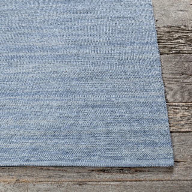 Chandra India IND-7 Blue rug, corner detail