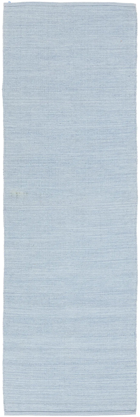 Chandra India IND-7 Blue runner rug, flat view