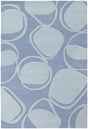 Chandra Inhabit INH-21605 Blue rug, flat view