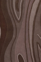 Chandra Inhabit INH-21616 Brown rug, texture close-up