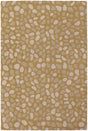 Chandra Inhabit INH-21620 Gold and Taupe rug, flat view
