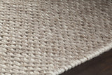 Chandra Ira IRA-44500 Brown rug, side detail view